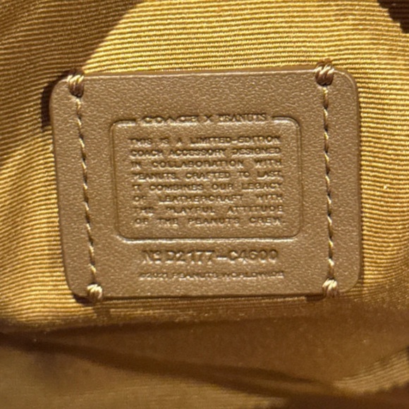 Coach X Peanuts Woodstock Happy Camper Bag and Keychain - Picture 6 of 12